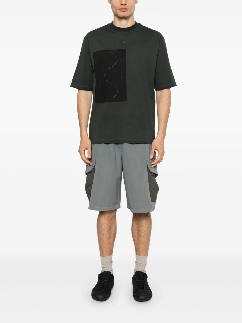 A-COLD-WALL* Waveform T-shirt - Groen