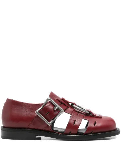 Martine Rose Bondage Belt leather sandals