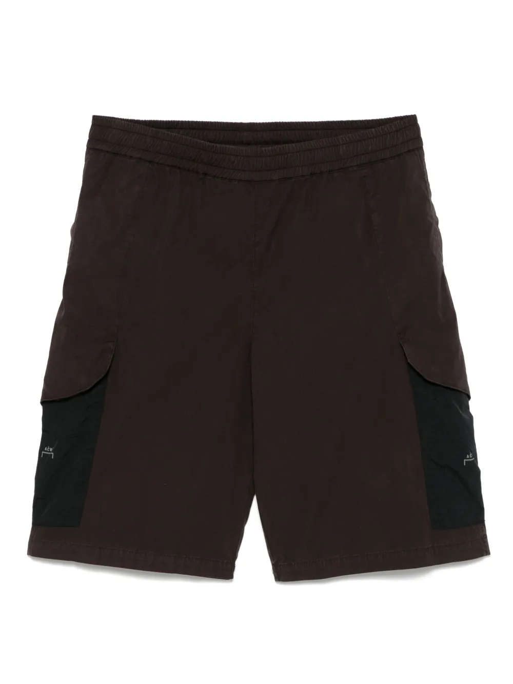 A-COLD-WALL* Shorts met logodetail Bruin