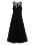 Marc Le Bihan tulle midi dress - Black