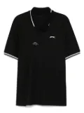 PROTOTYPES Wrapped polo shirt - Black