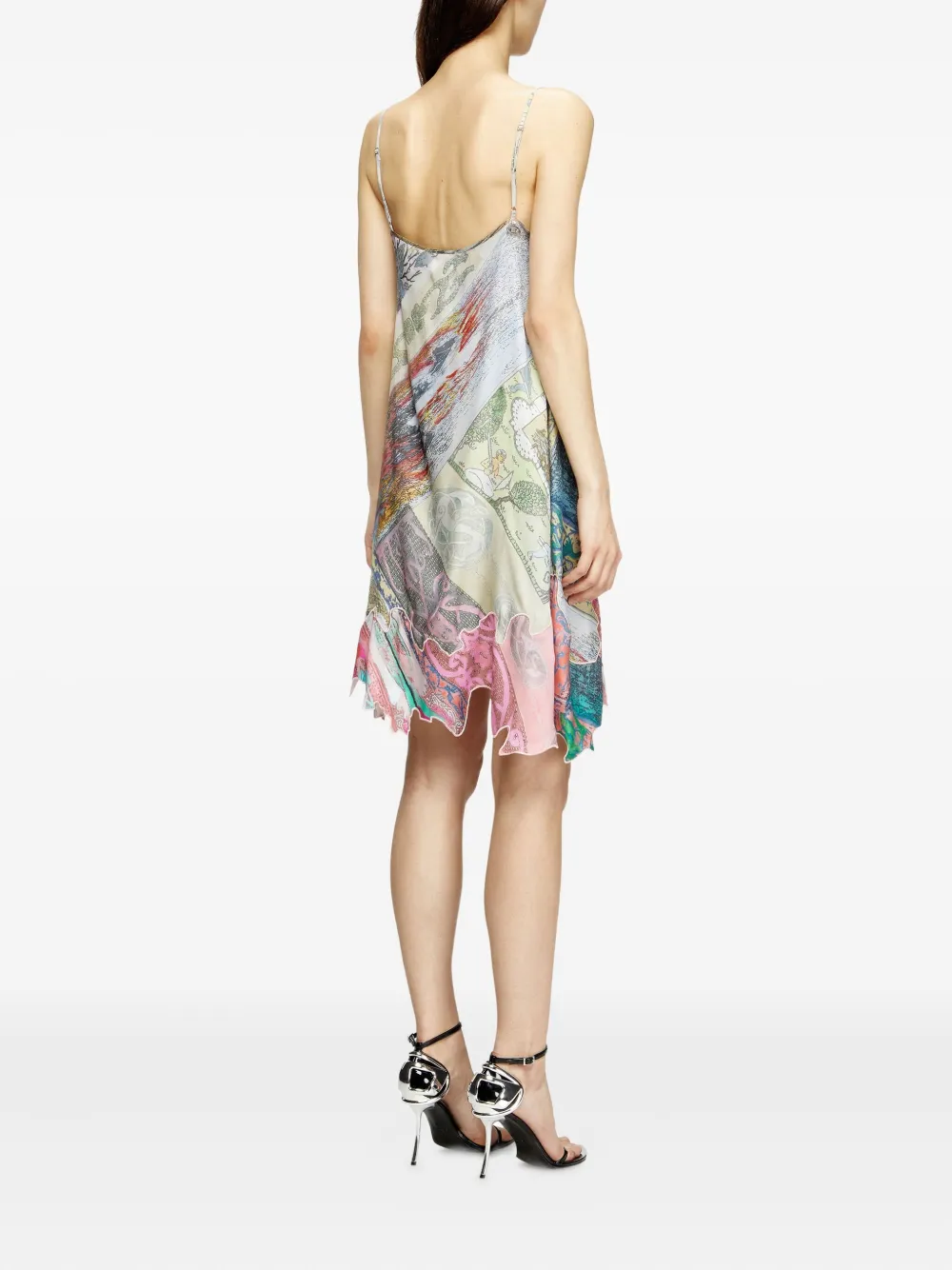 Diesel D-Aria jurk Groen