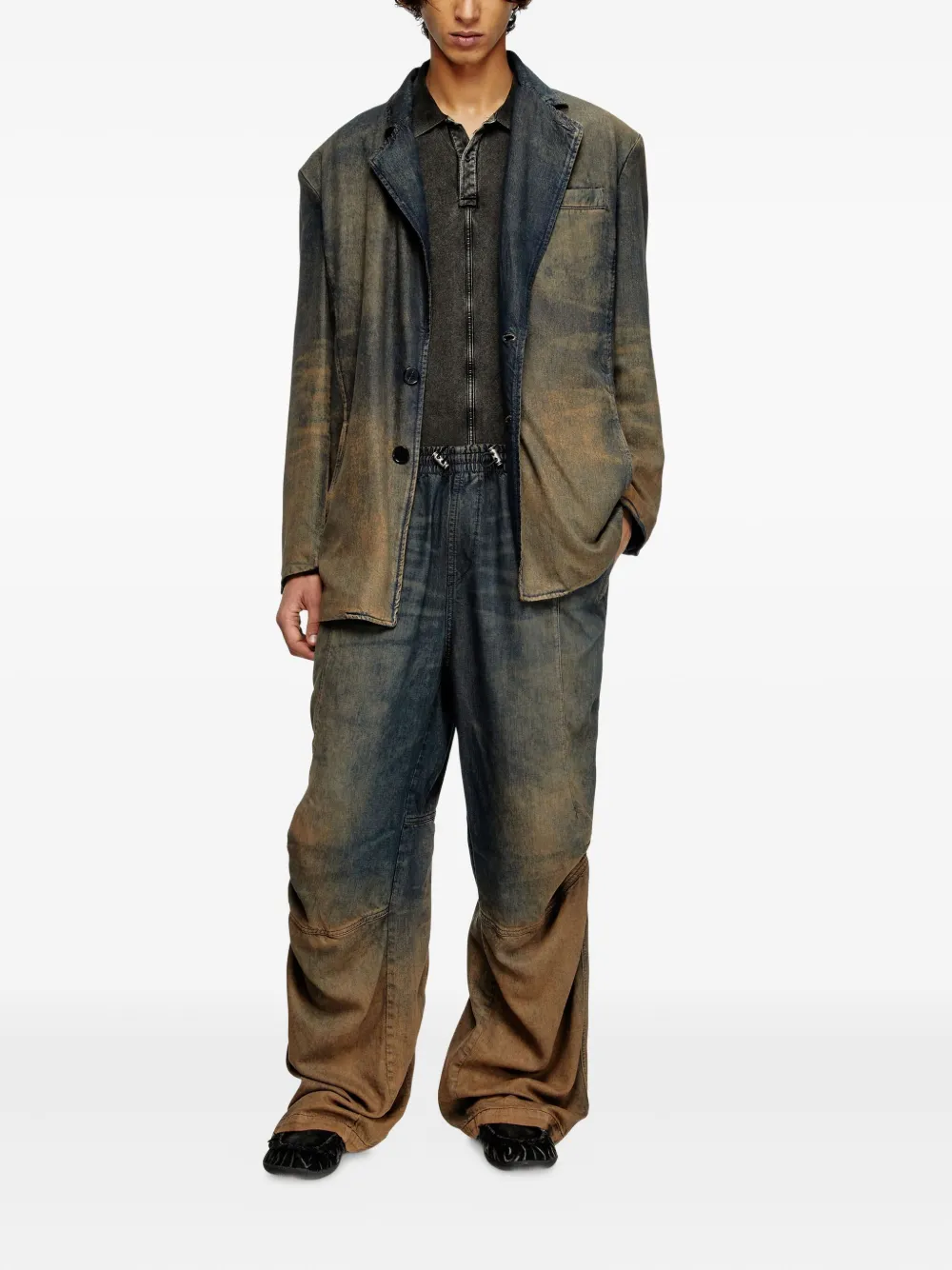 Diesel distressed denim blazer | Blazers | Image 2