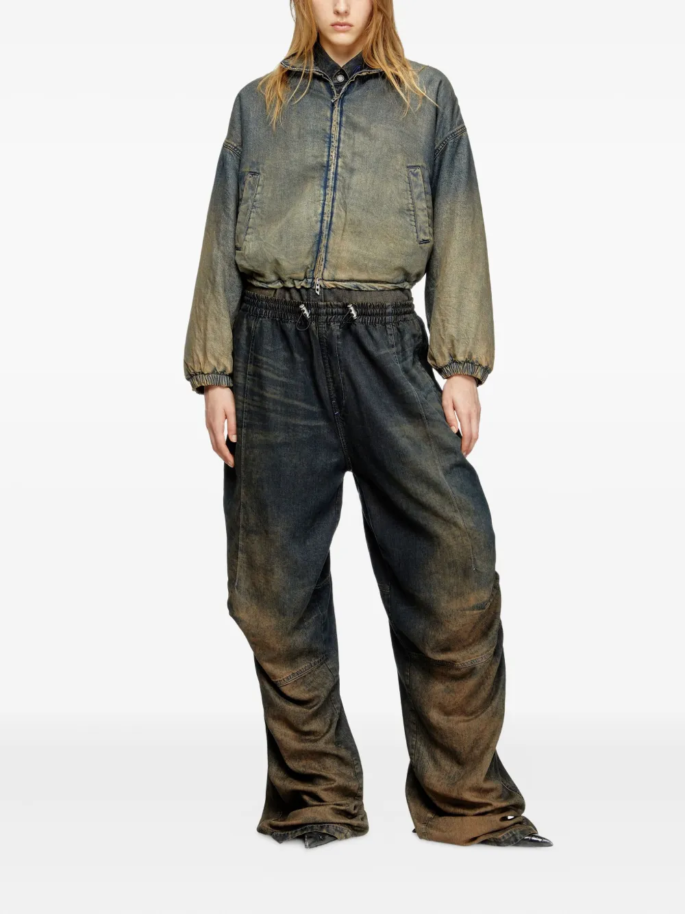 Diesel De-Flower-S jack Blauw