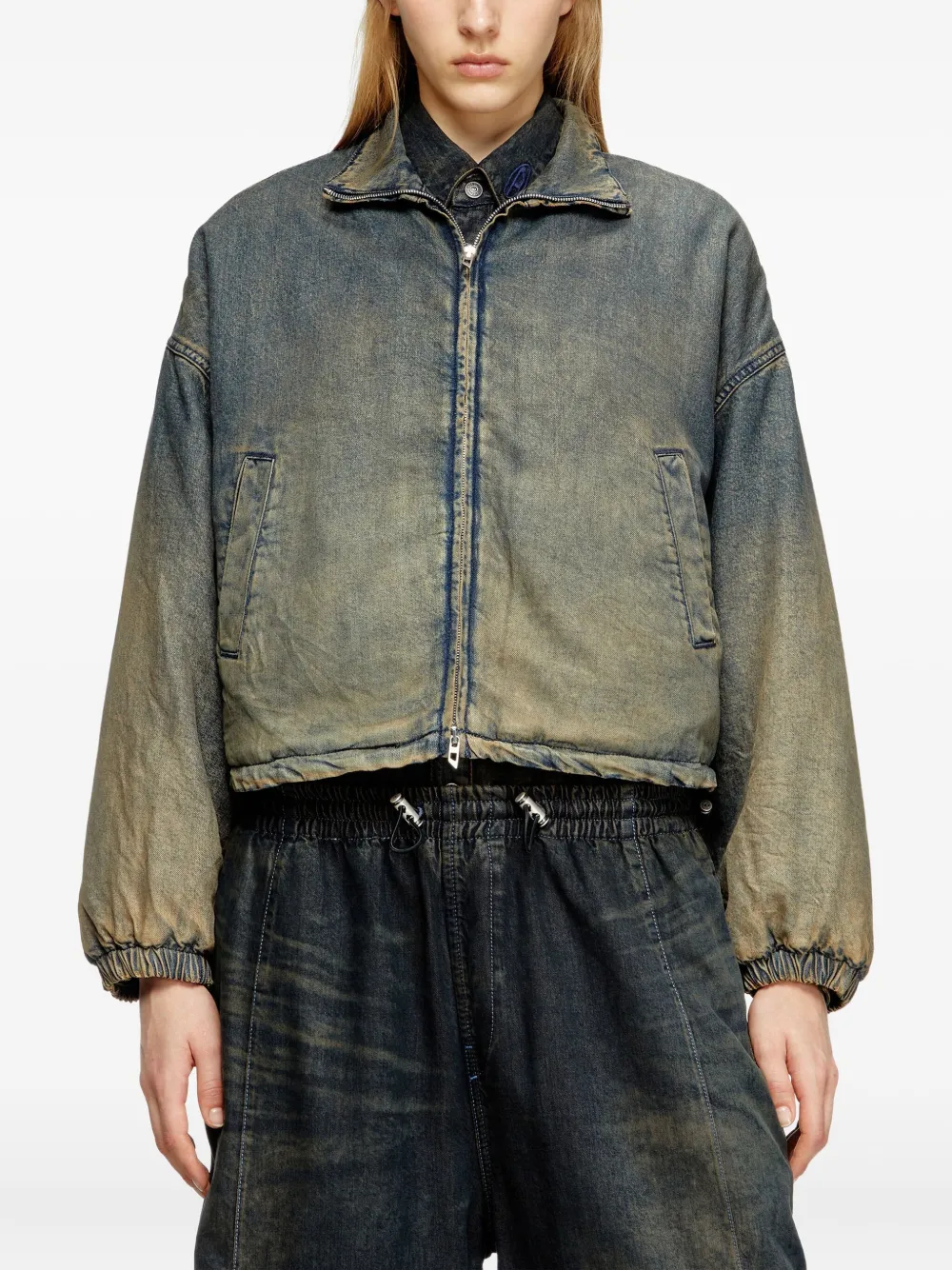 Diesel De-Flower-S jack Blauw