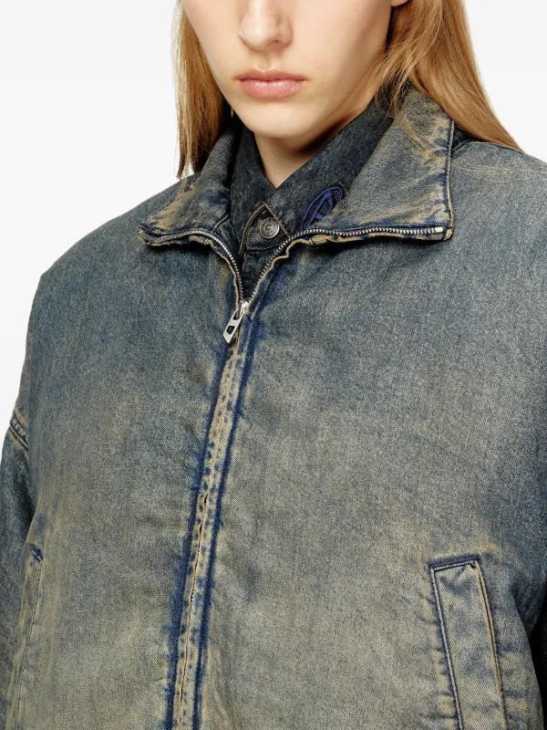 Diesel De-Flower-S Jacket | Blue | FARFETCH CA