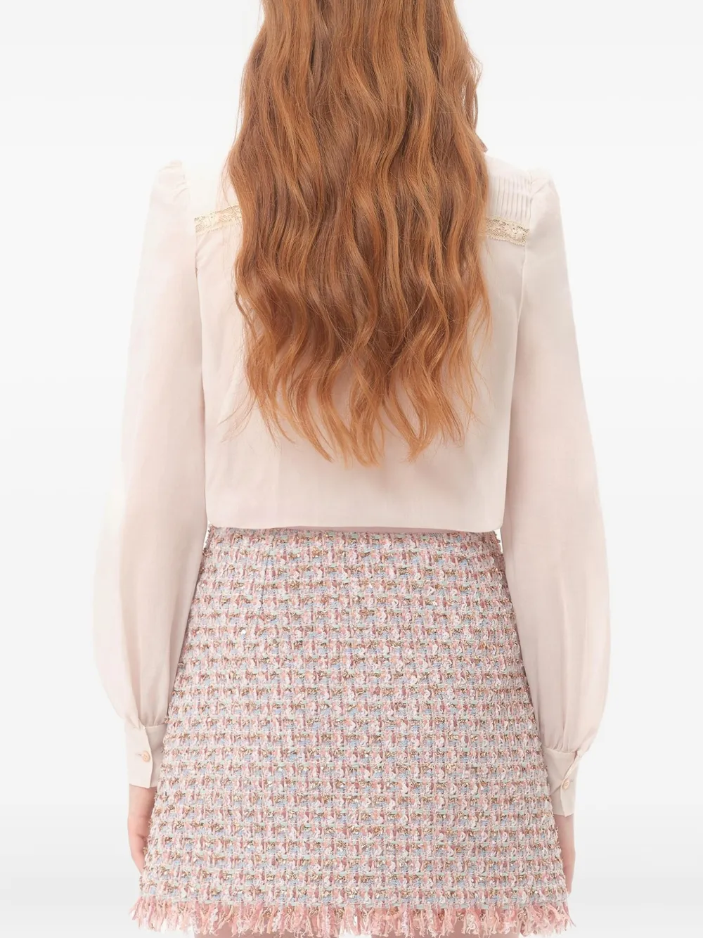 Valentino Garavani Zijden blouse ET5 BIRCH