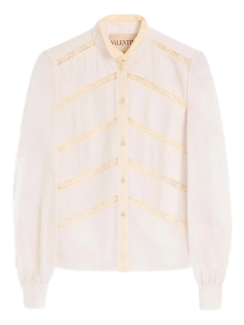 Valentino Garavani Zijden blouse ET5 BIRCH