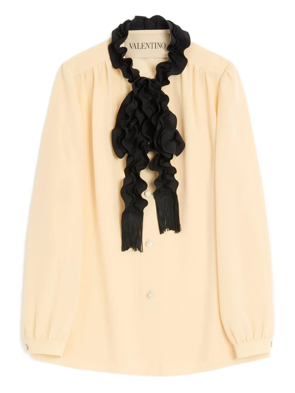 Valentino Garavani Zijden blouse Beige