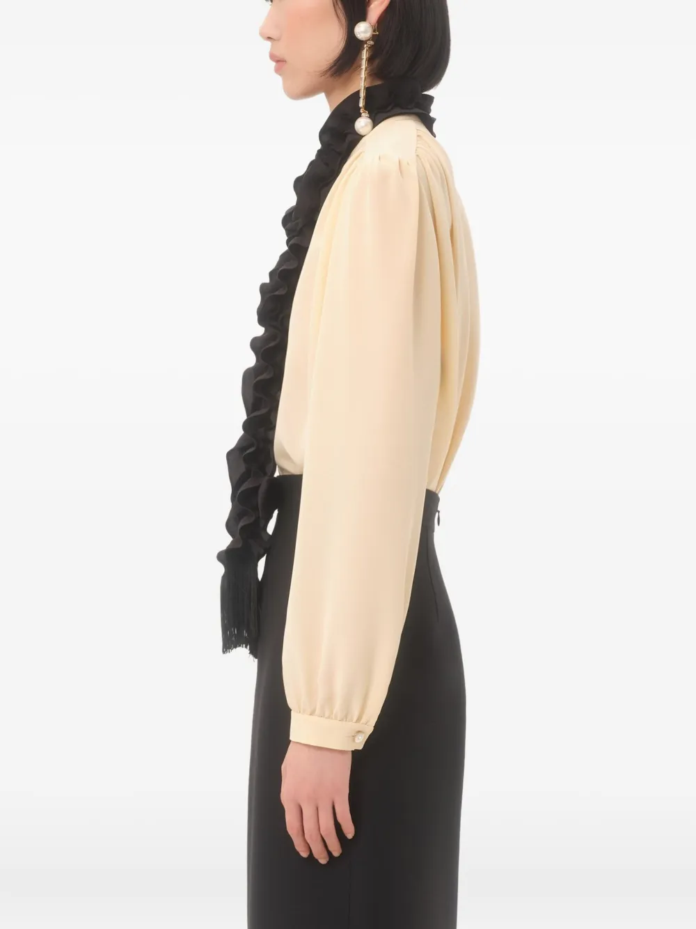 Valentino Garavani Zijden blouse Beige