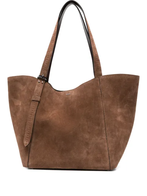 Max Mara large suede tote bag 