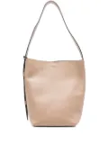 Max Mara Archetipo leather bucket bag - Neutrals