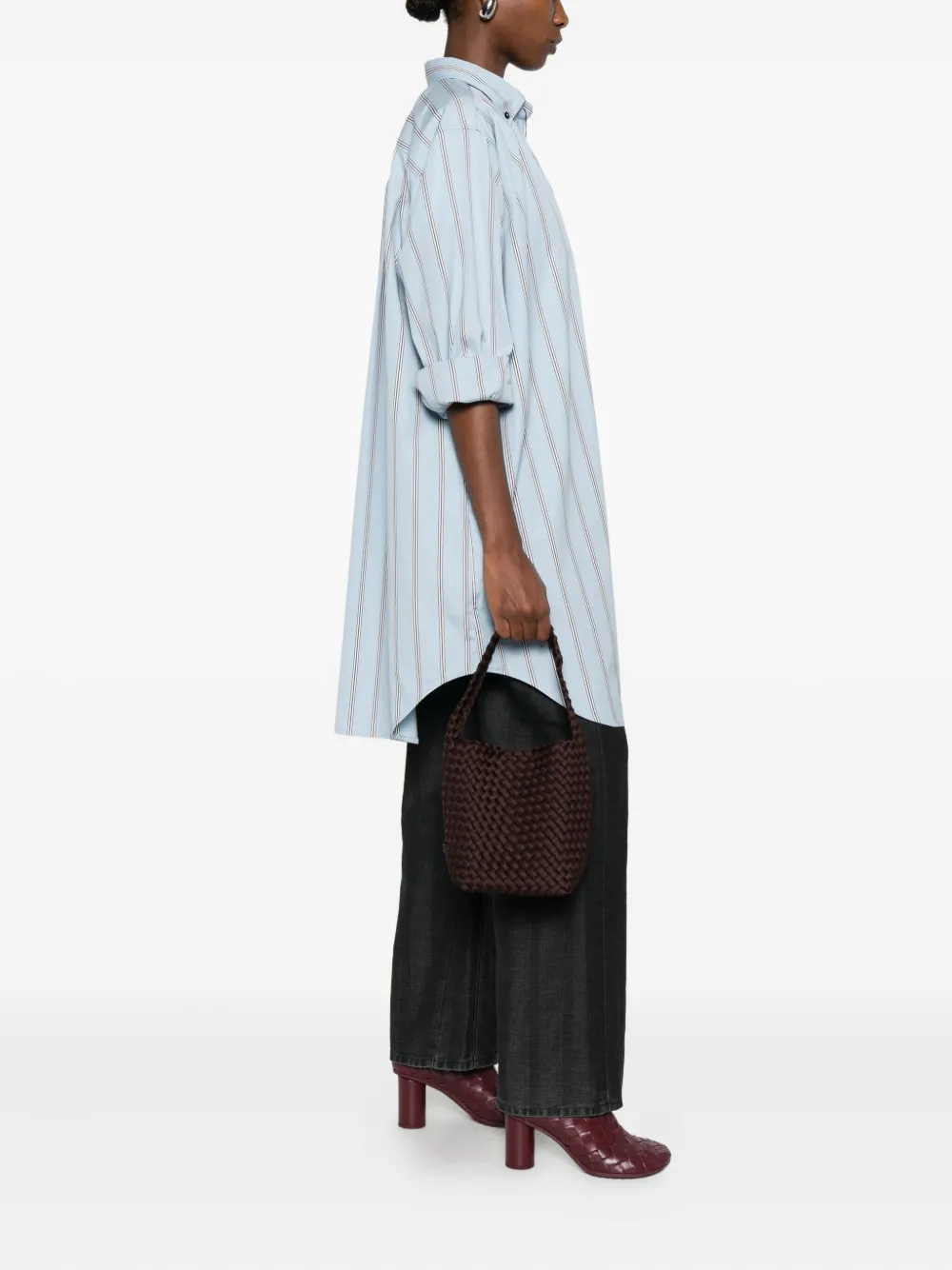 NAGHEDI NOMAD SMALL HOBO BAG - Bruin