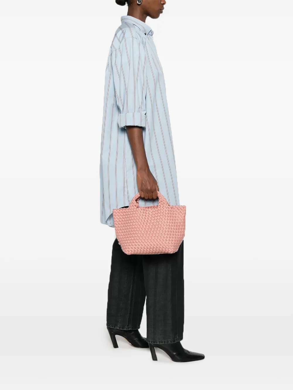 NAGHEDI ST BARTHS MEDIUM TOTE BAG - Roze