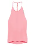 Christopher Esber beaded halterneck top - Pink