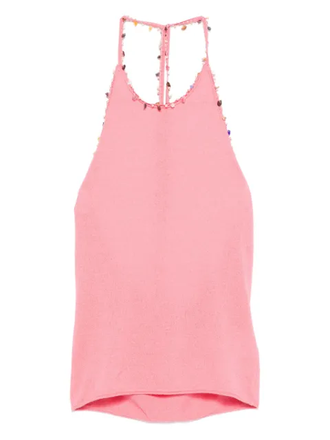 Christopher Esber beaded halterneck top