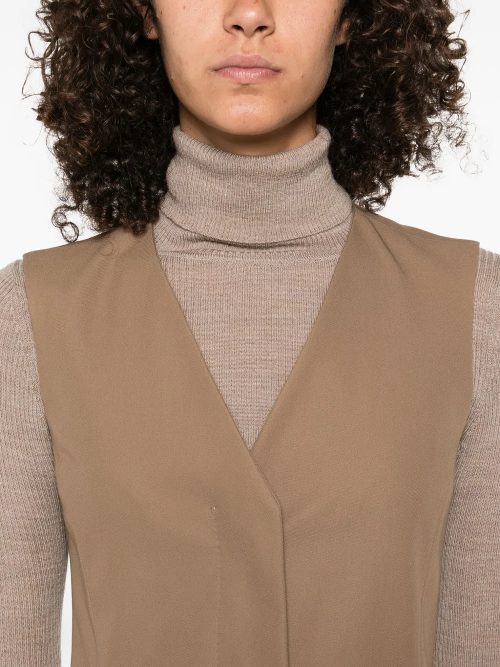 Max Mara Reno vest Bruin