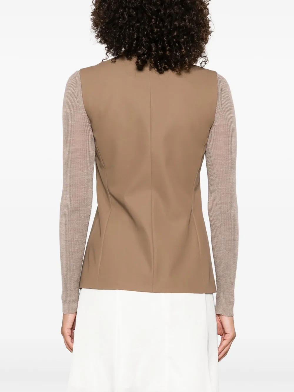 Max Mara Reno vest Bruin