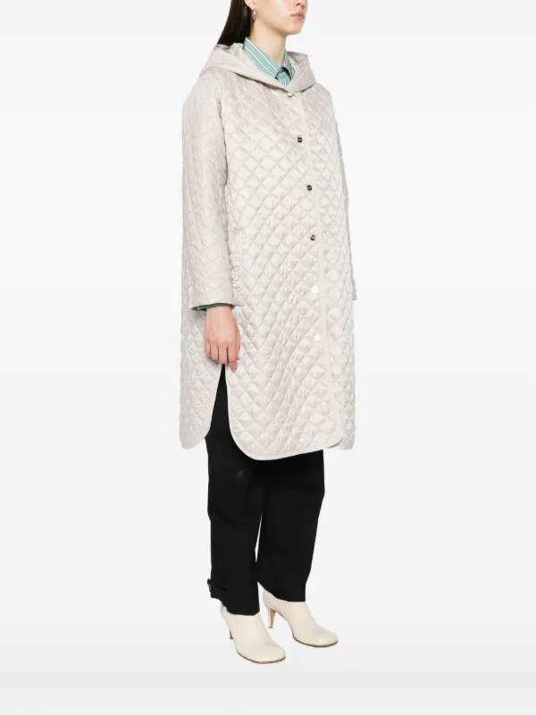 コート MAX MARA Woman Coat White 2516021021600 002 Max Mara Joan Coat | White | FARFETCH