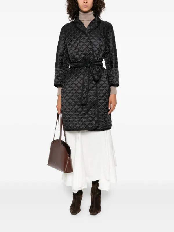 ★Max Mara★Arianna  テクニカルキルティングコート Max Mara Arianna キルティングコート | ブラック | FARFETCH JP