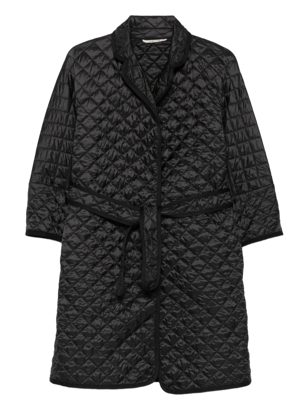 Max Mara Arianna quilted coat Zwart