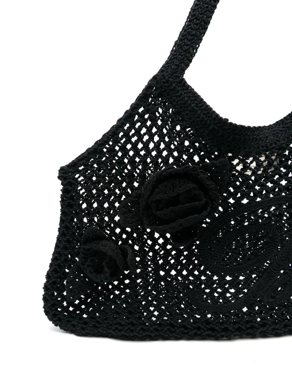 Blumarine Gehaakte shopper Zwart