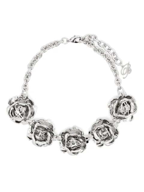 Blumarine rose-motif necklace