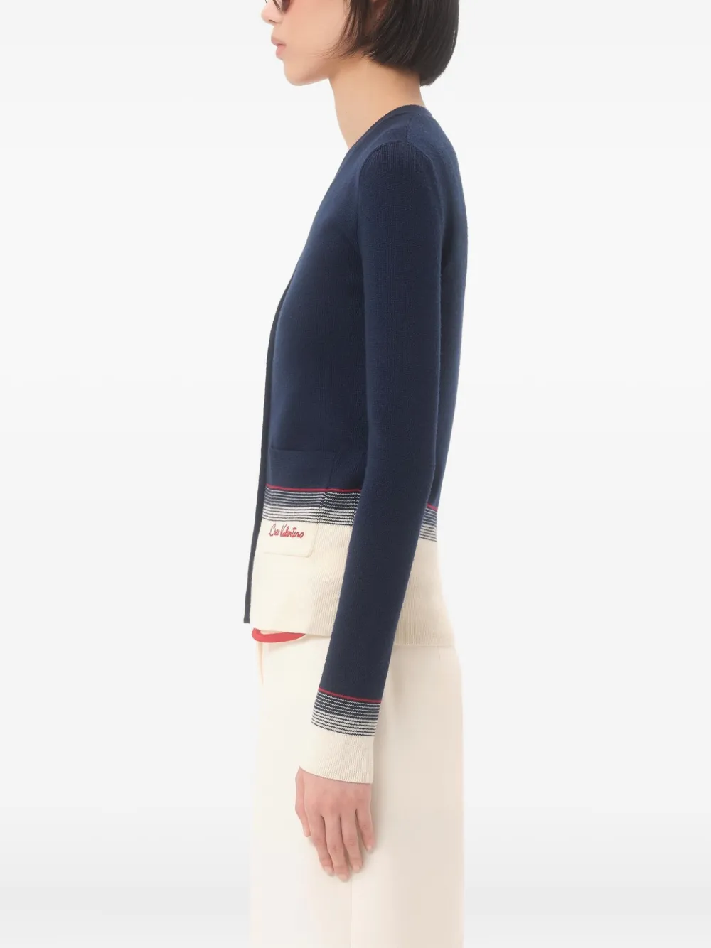 Valentino Garavani Chez vest Blauw