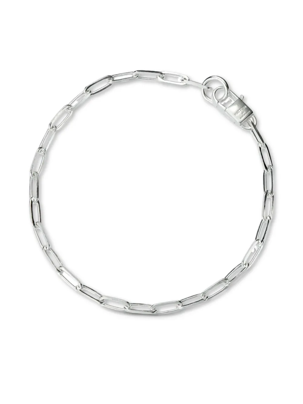 Hatton Labs pulsera con logo grabado | plateado | Image 1