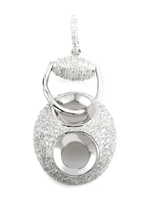 LB Exclusive 18K white gold diamond pendant 