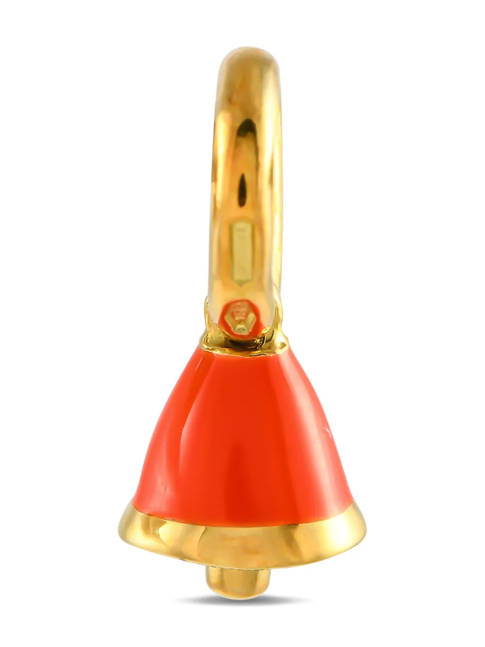 18K yellow gold bell charm