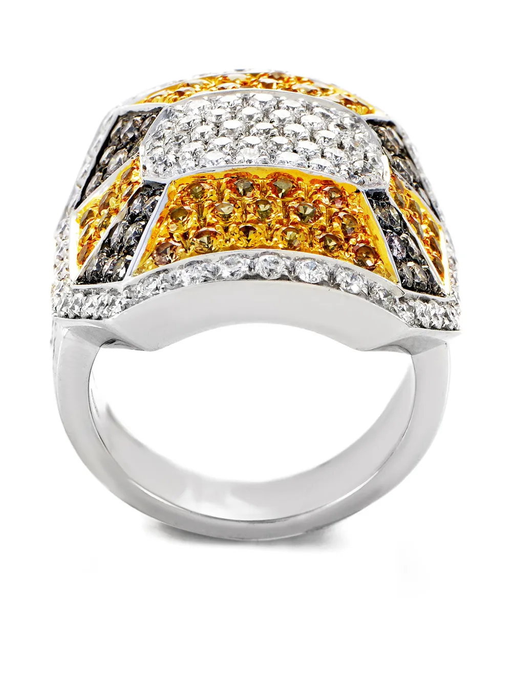 18k white gold diamond ring