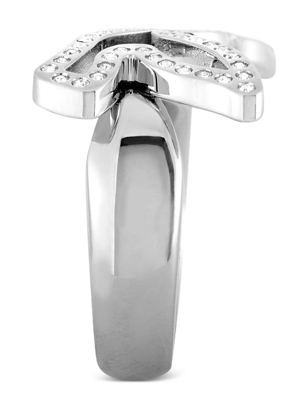 crystal-embellished ring
