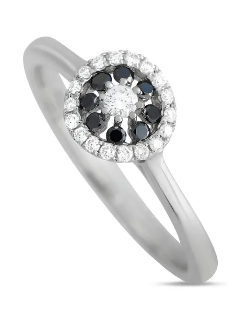Piero Milano anillo en oro blanco de 18kt con diamante