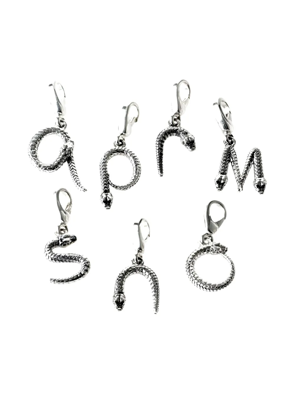 Theo Fennell Alias letter charms - Argento
