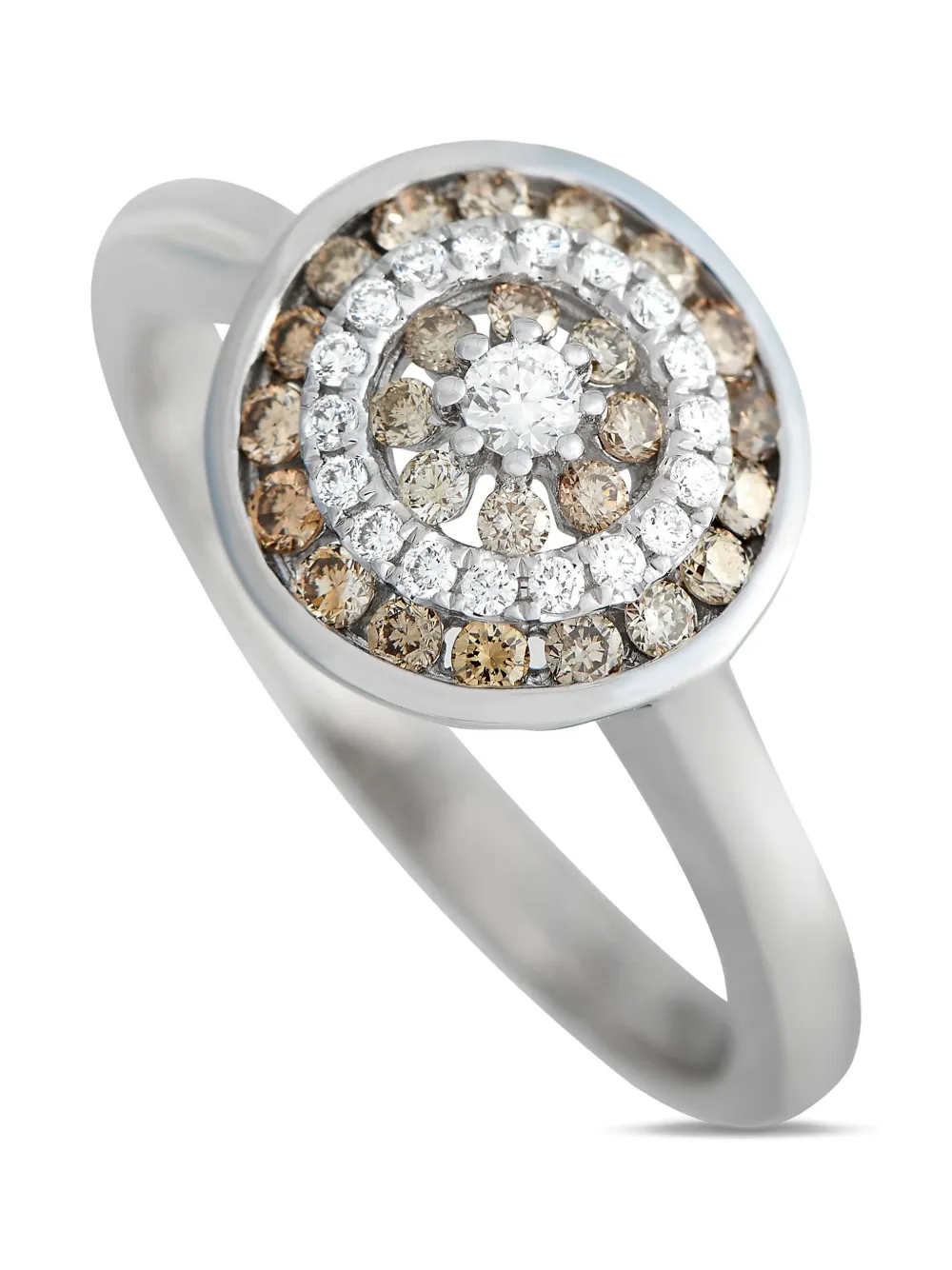 Piero Milano 18K white gold diamond ring - シルバートーン Piero Milano 18K white gold diamond ring - シルバートーン