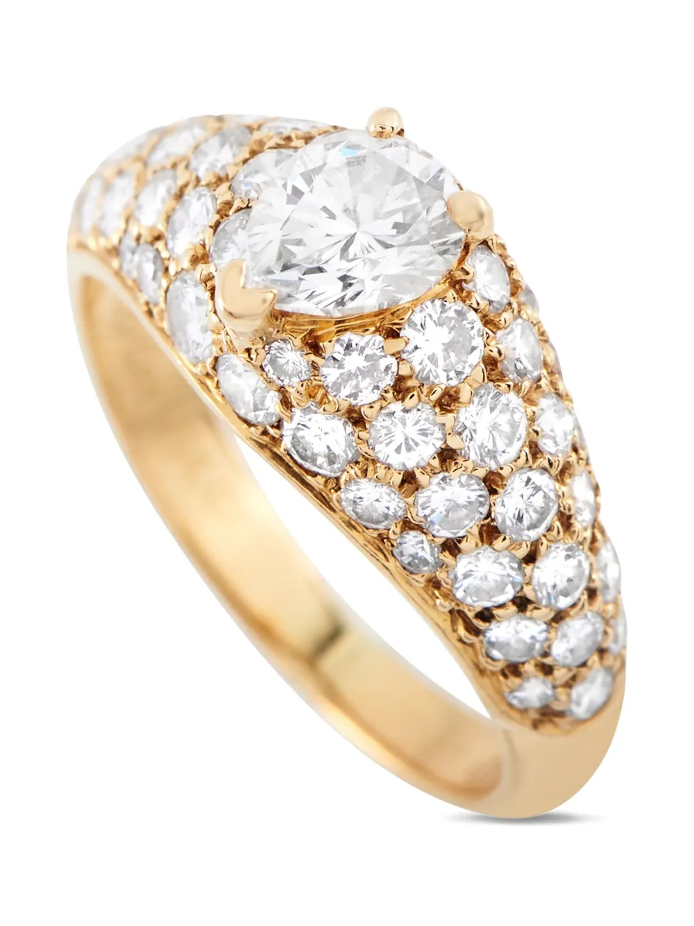 Cartier 18K yellow gold diamond ring - ゴールドトーン Cartier 18K yellow gold diamond ring - ゴールドトーン