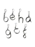 Theo Fennell Alias letter charms - Silver