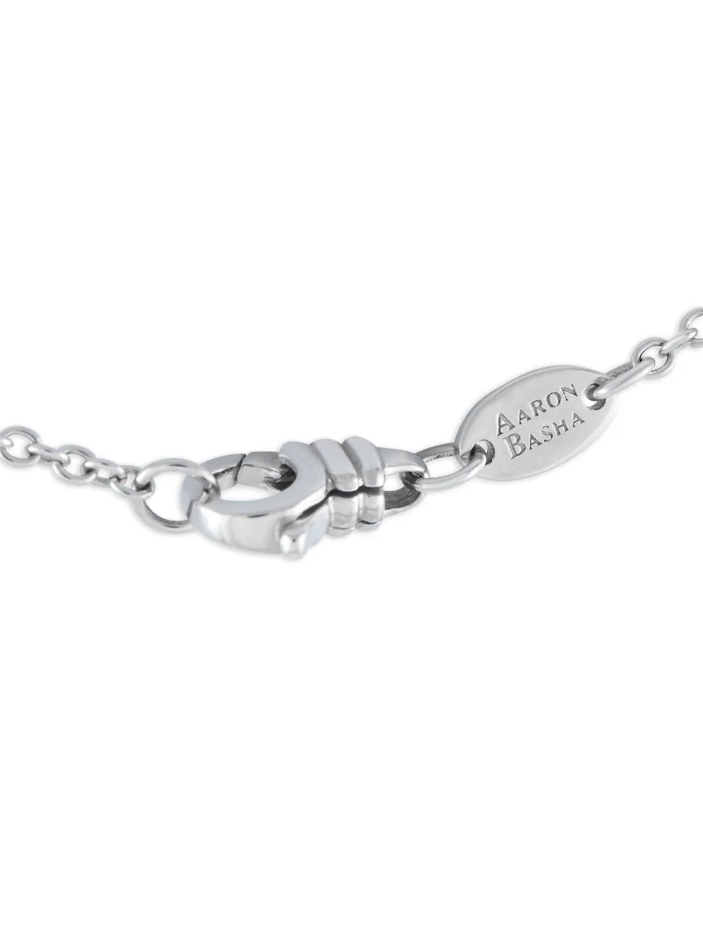 Aaron Basha 18K white gold diamond necklace | Image 2