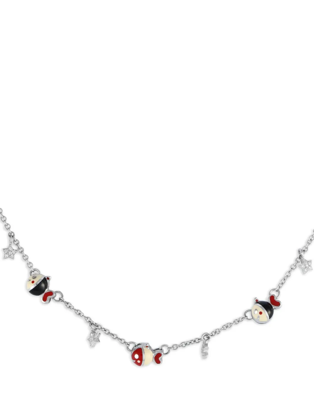 Aaron Basha 18K white gold diamond necklace - シルバートーン Aaron Basha 18K white gold diamond necklace - シルバートーン