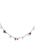 Aaron Basha 18K white gold diamond necklace - Silver