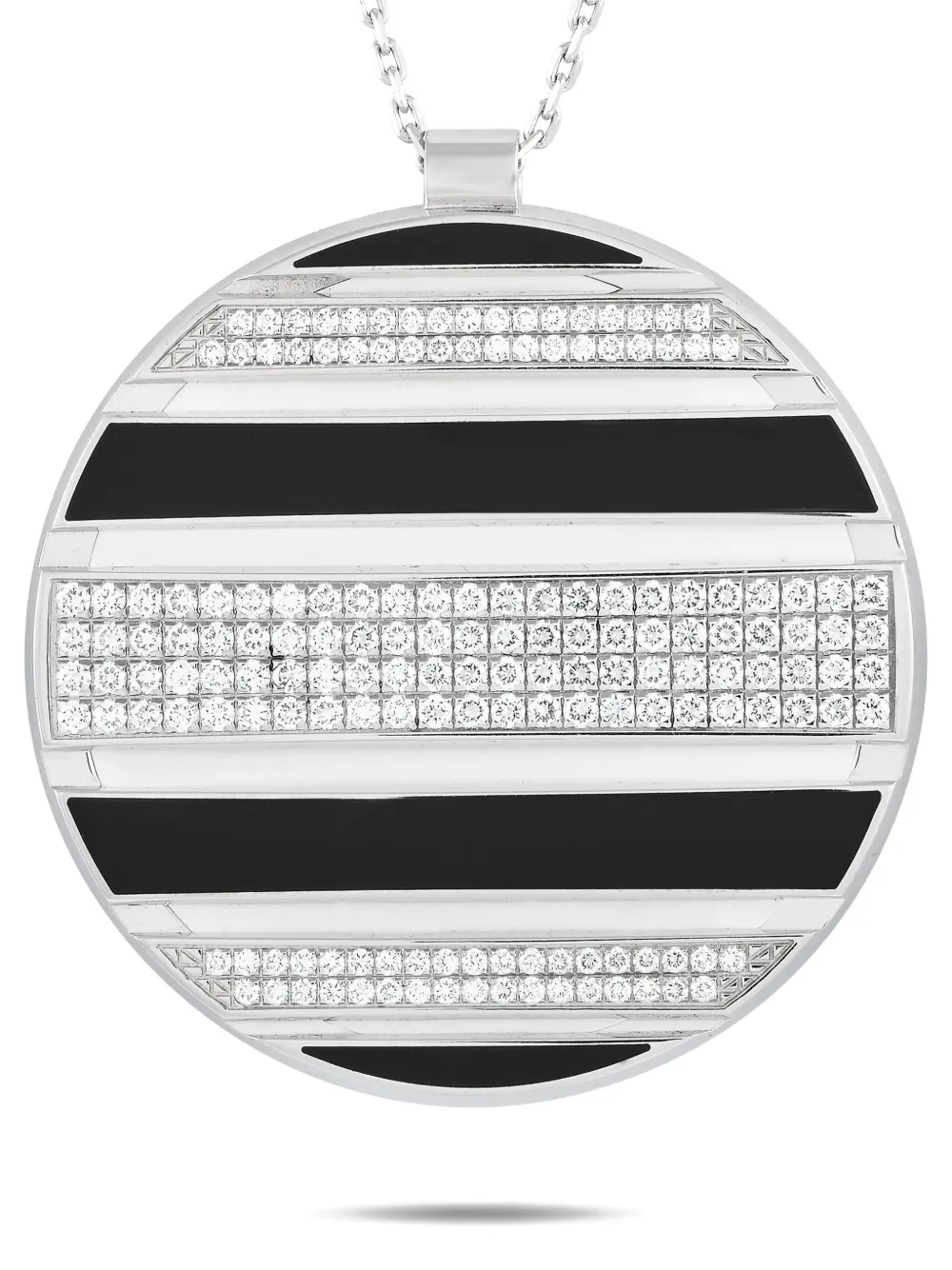 18kt white gold Class One necklace