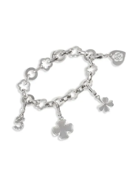 CHANEL Pre-Owned bracelet Four Charm en or blanc 18ct
