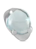 POMELLATO Pre-Owned 18K white gold aquamarine ring - Silver