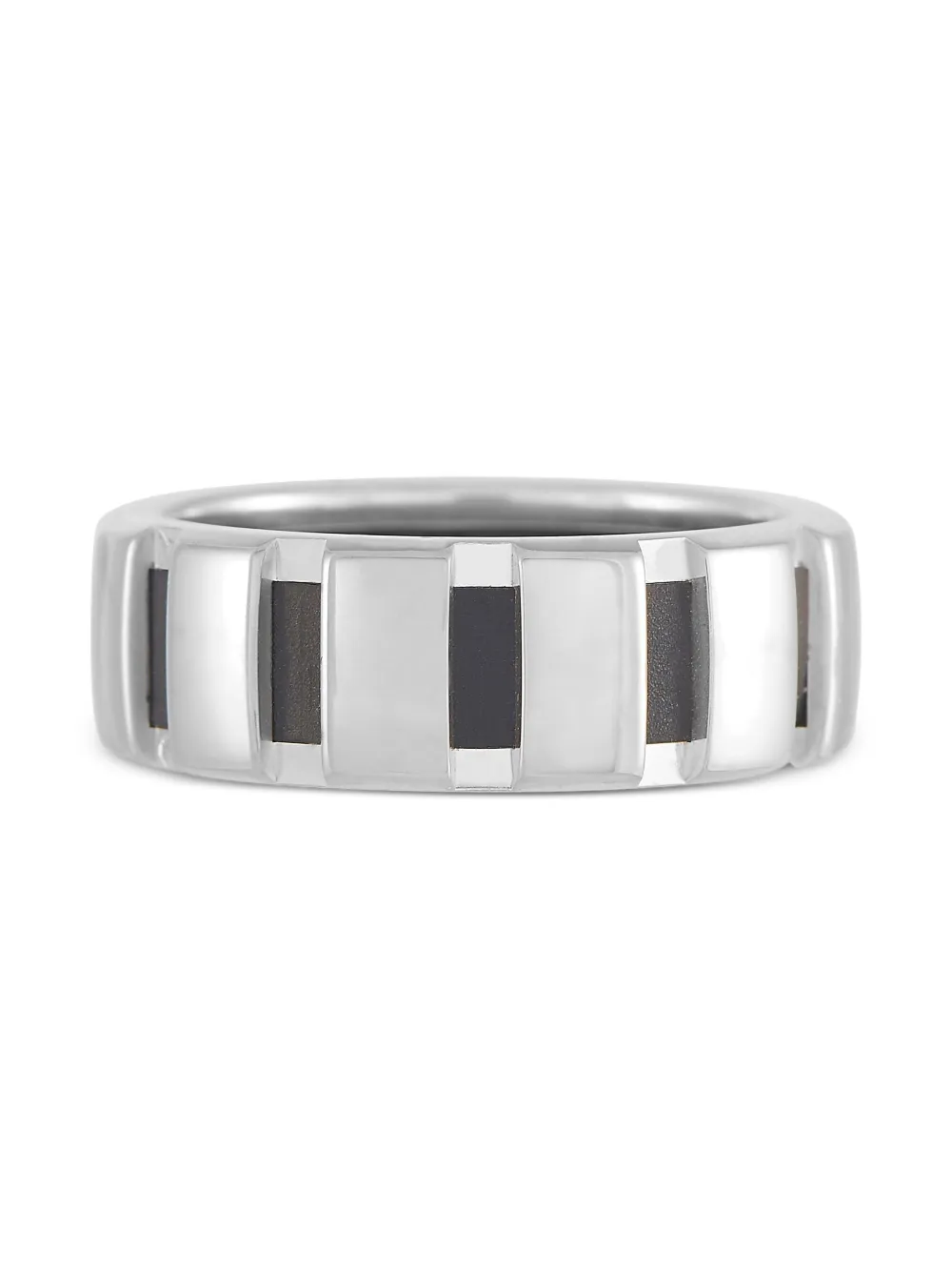 18K white gold ring