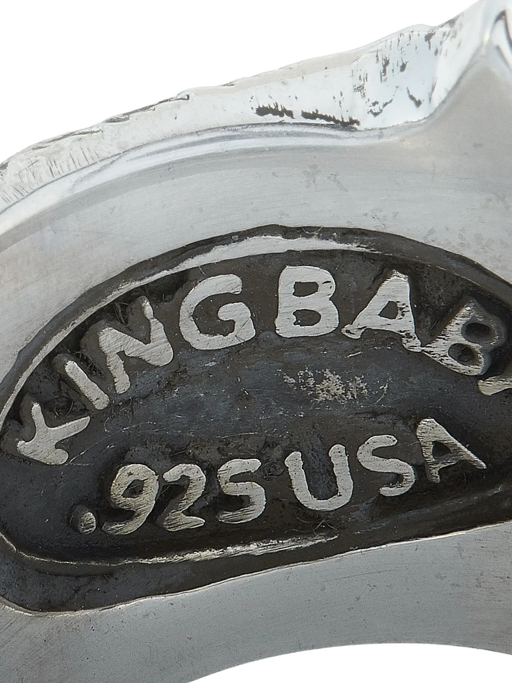 Pre-owned King Baby Raven Wing Ring