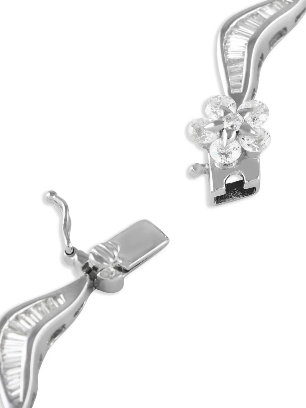 LB Exclusive 18K white gold diamond necklace | Image 2