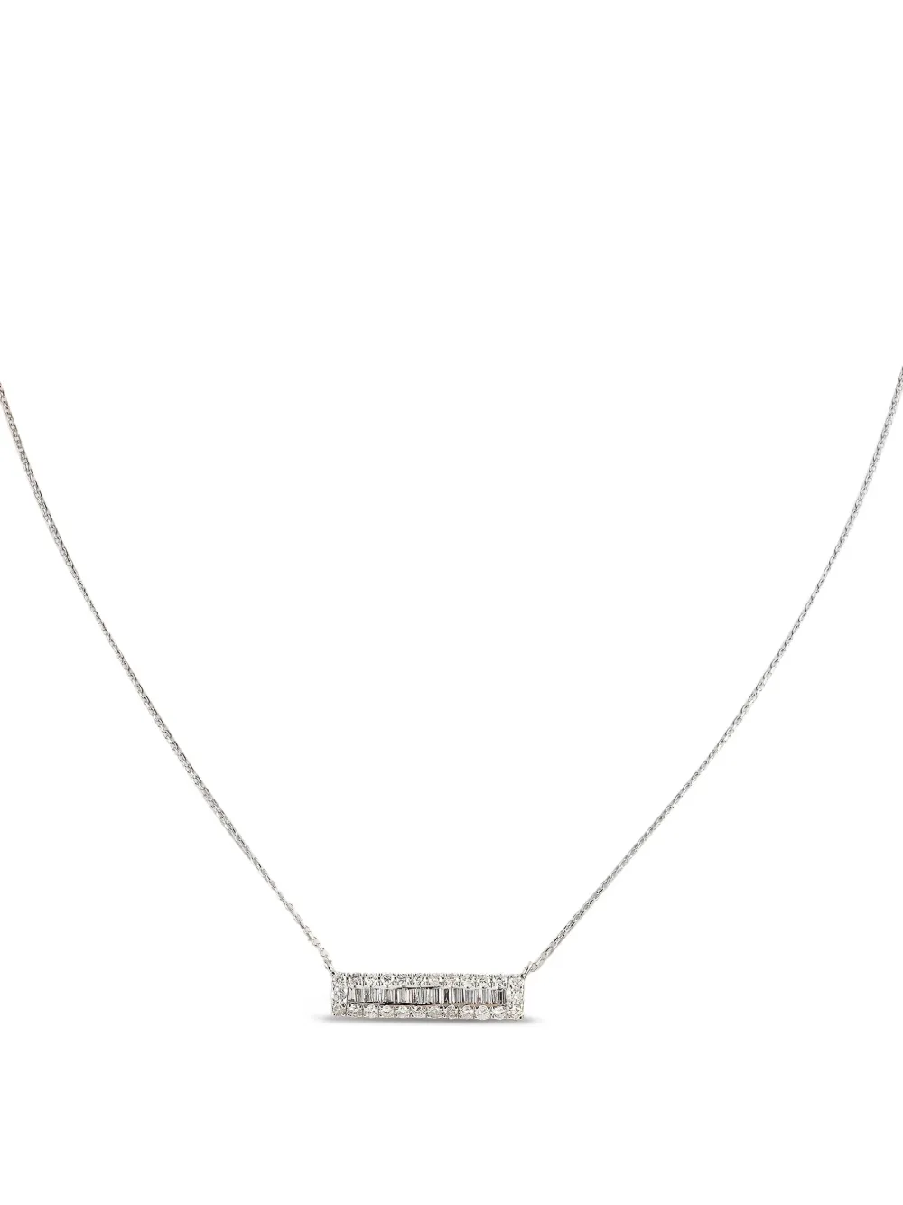 LB Exclusive 14K white gold diamond necklace | Image 2
