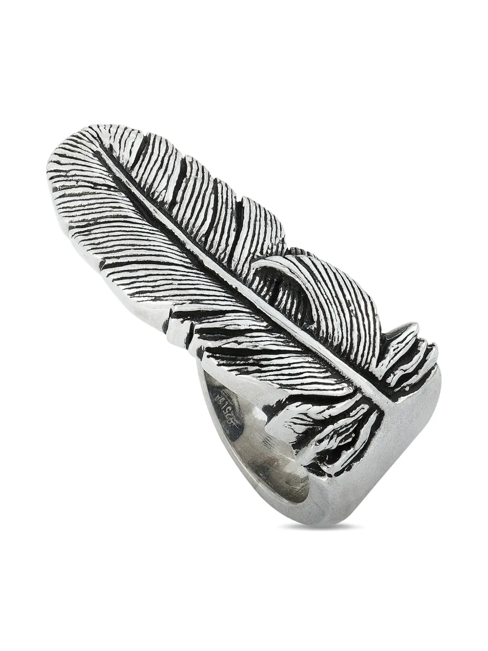 King Baby sterling silver feather ring | Silver | Image 1