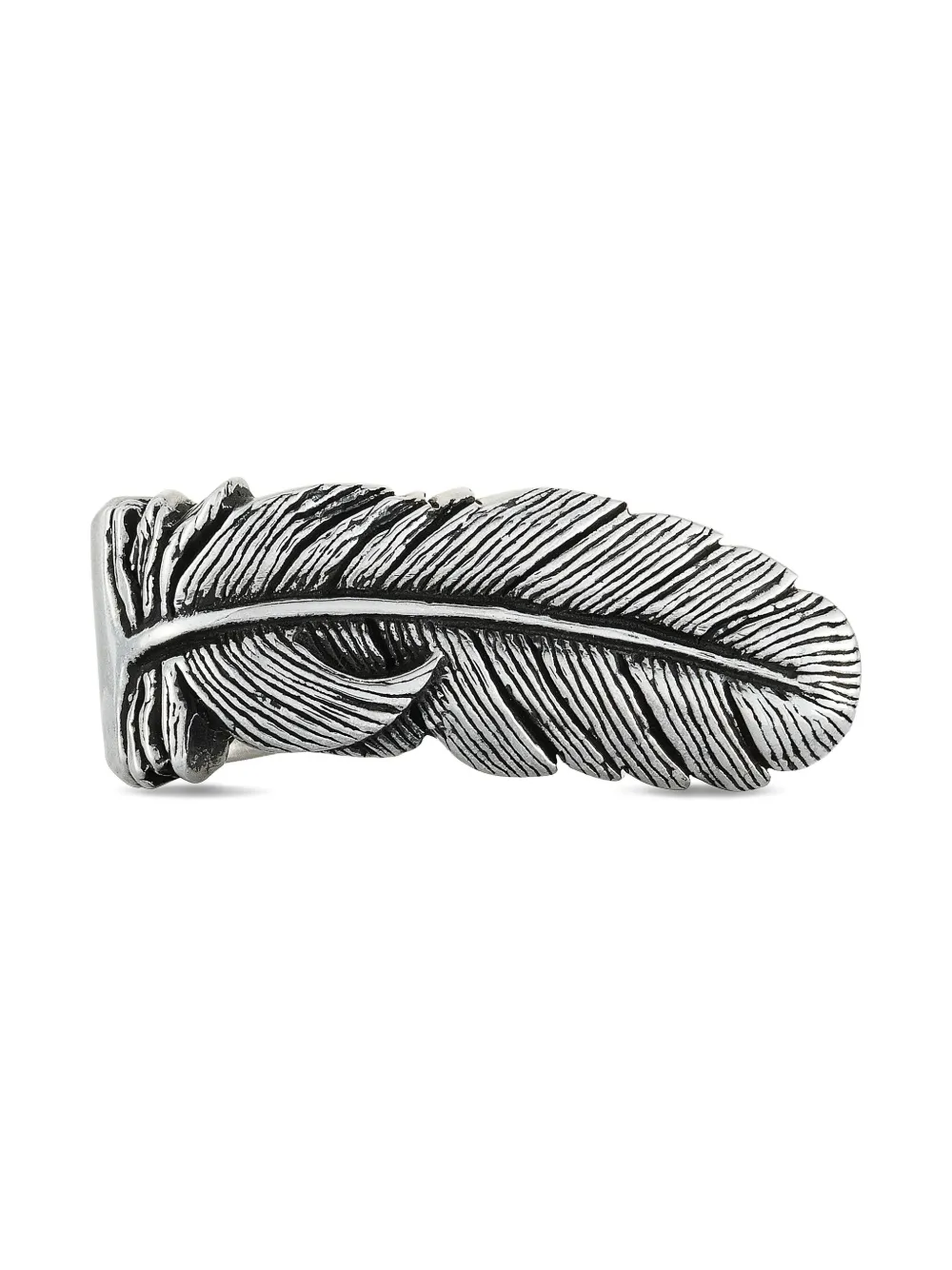  King Baby Sterling Silver Feather Ring 